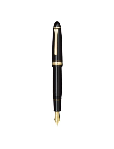 Sailor 1911 Large Black Gold Trim » Venta en línea » Lazzaroni Penne