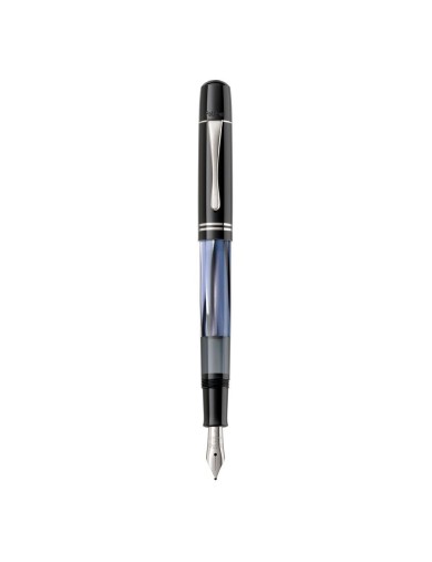 Pelikan - Füllfederhalter M101N Grau-Blau - Sonderausgabe - Online-Verkauf - Lazzaroni Stifte