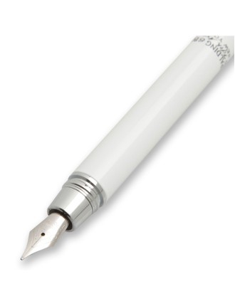 AG Spalding & Bros Stylo-plume Short Classic Blanc » Vente en ligne » Lazzaroni Stylos