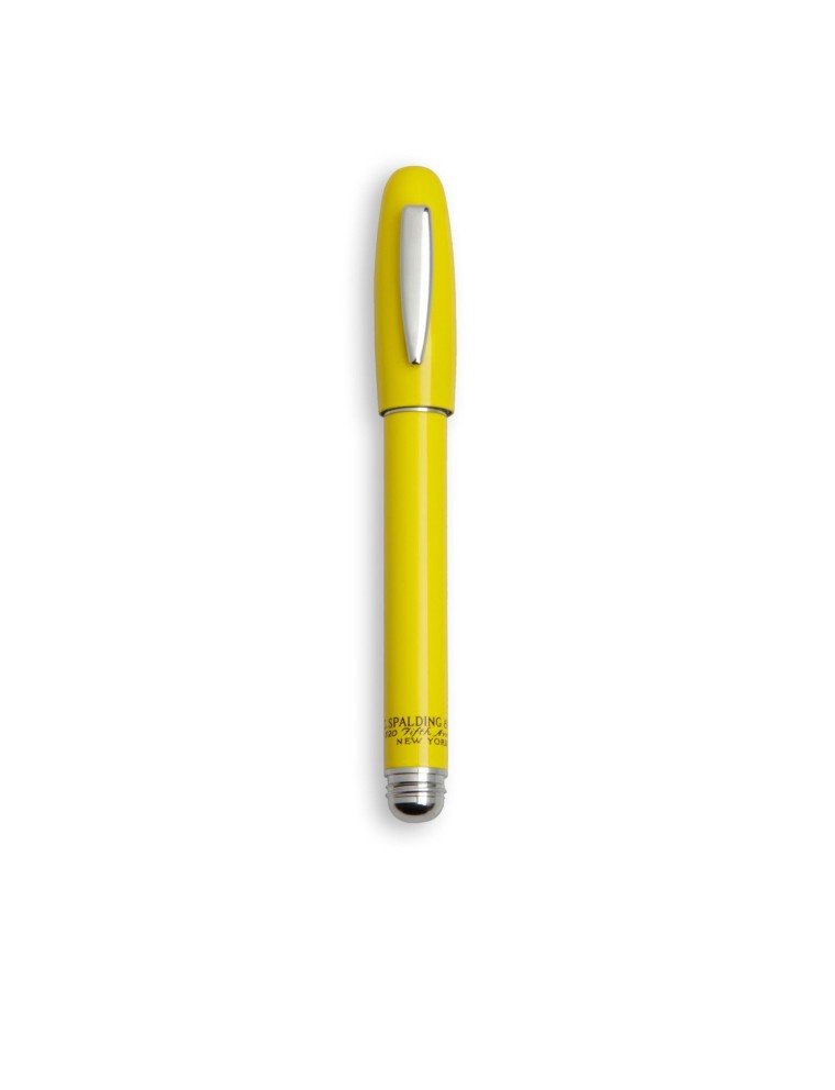 AG Spalding & Bros Stylo-plume Short Classic Jaune » Vente en ligne » Lazzaroni Stylos