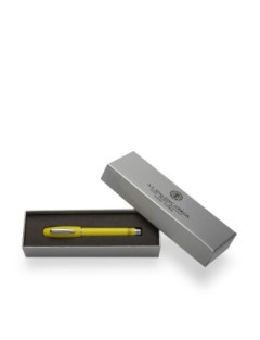 AG Spalding & Bros Stylo-plume Short Classic Jaune » Vente en ligne » Lazzaroni Stylos