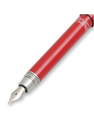 AG Spalding & Bros Stylo Plume Short Classic Rouge » Vente en Ligne » Lazzaroni Stylos