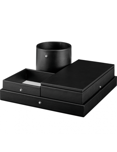 Montblanc Multifunctional Leather Tray » Online Sale » Lazzaroni Pens