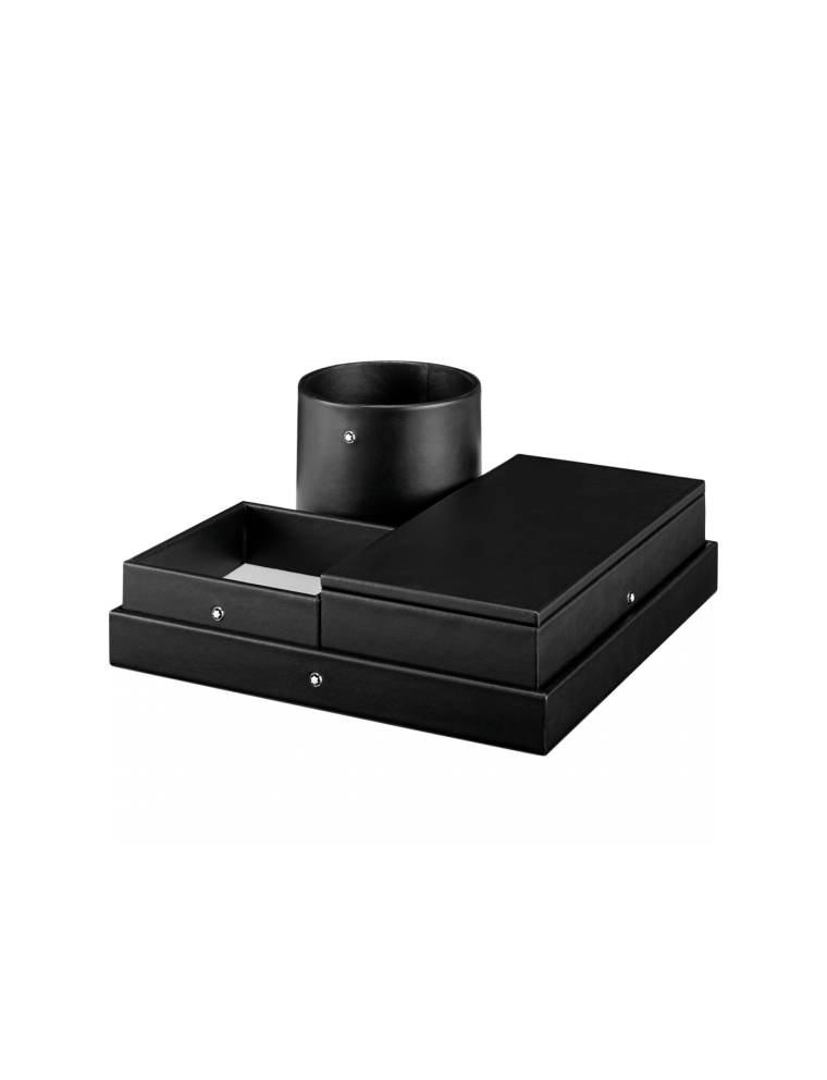 Montblanc Multifunctional Leather Tray » Online Sale » Lazzaroni Pens