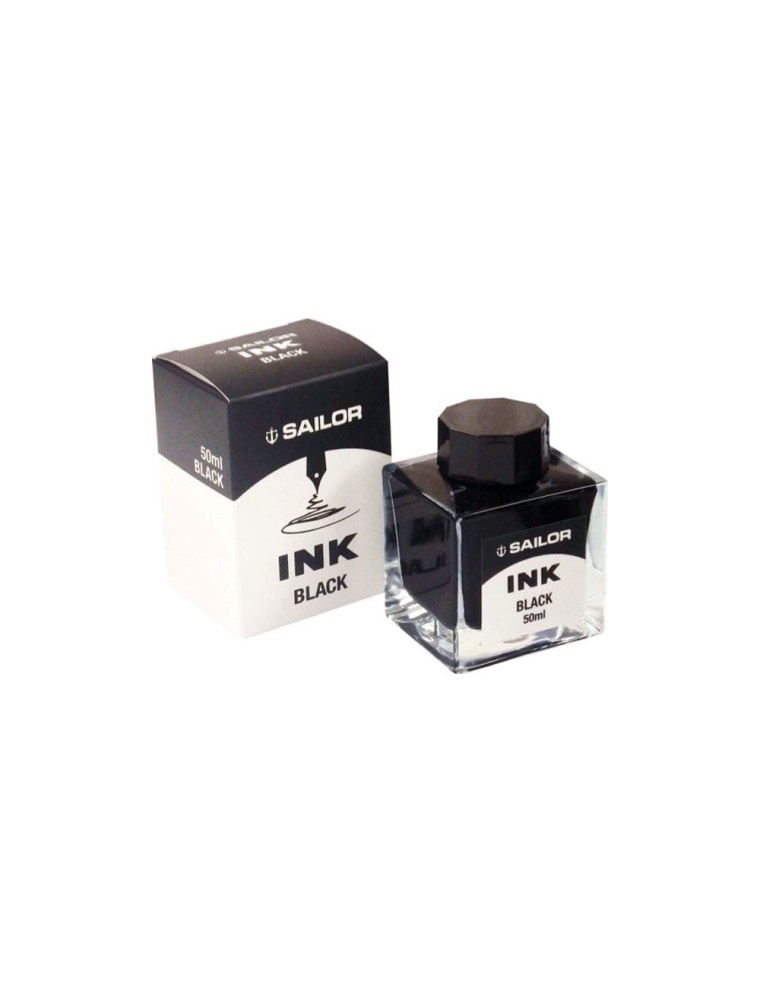 Sailor » Encre de base en flacons de 50 ml variantes Noir, Bleu et Bleu foncé