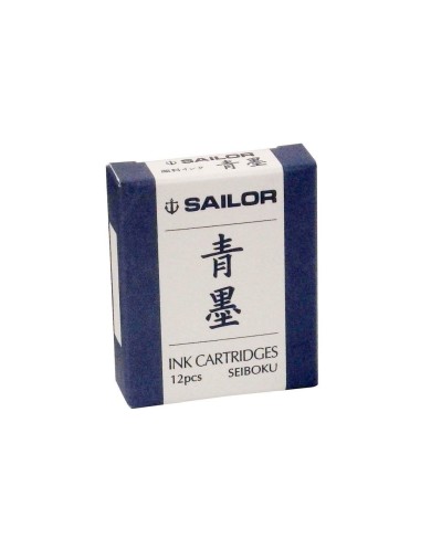 Sailor Cartridges Kiwa-Guro, Sei-Boku, and Sou-Boku with nano pigments