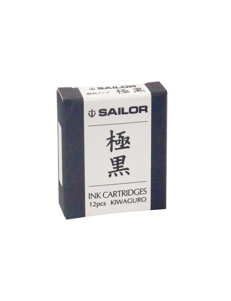 Sailor Cartridges Kiwa-Guro, Sei-Boku, and Sou-Boku with nano pigments