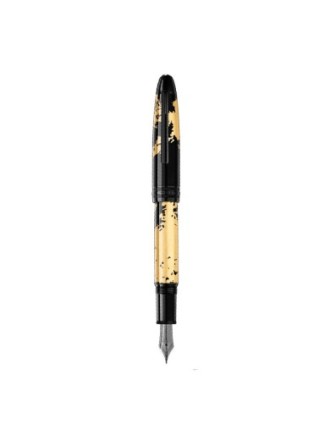 Montblanc Pluma Estilográfica Meisterstück Solitaire Calligraphy Gold Leaf » Venta Online » Lazzaroni Plumas