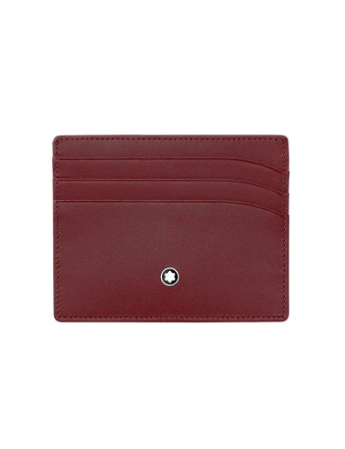 Montblanc Porta tarjetas de crédito 6 compartimentos Burdeos » Venta Online » Lazzaroni Plumas