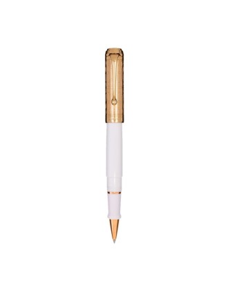 Aurora Stylo Roller Talentum Blanc Dedalo Édition Limitée - Vente en Ligne - Lazzaroni Stylos