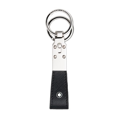 Montblanc Sartorial Leather Key Fob - Black