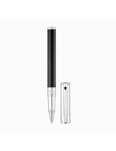 S.T. Dupont Rollerball-Stift D-Initial Schwarz und Chrom - Online-Verkauf - Lazzaroni Stifte