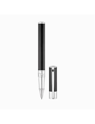 S.T. Dupont Rollerball-Stift D-Initial Chrom und Schwarz - Online-Verkauf - Lazzaroni Stifte