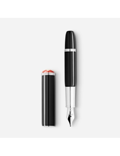 Montblanc Stylo à plume Heritage Rouge et Noir Baby Édition Spéciale Noire M - Vente en ligne - Lazzaroni Stylos