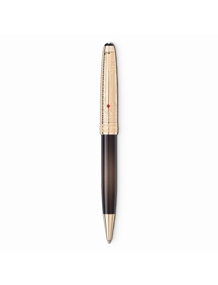 Montblanc Stylo à Bille Doué Classique Meisterstück Autour du Monde en 80 Jours - Vente en Ligne - Lazzaroni Stylos