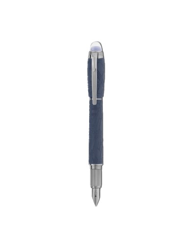 Montblanc Stylo à plume Starwalker SpaceBlue Résine - Vente en ligne - Lazzaroni Stylos