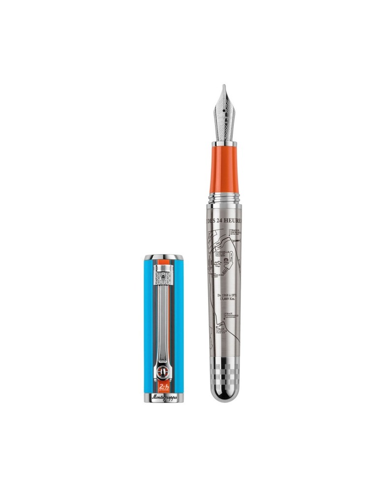 Montegrappa Pluma Estilográfica 24h Le Mans Legende - Venta Online - Lazzaroni Plumas