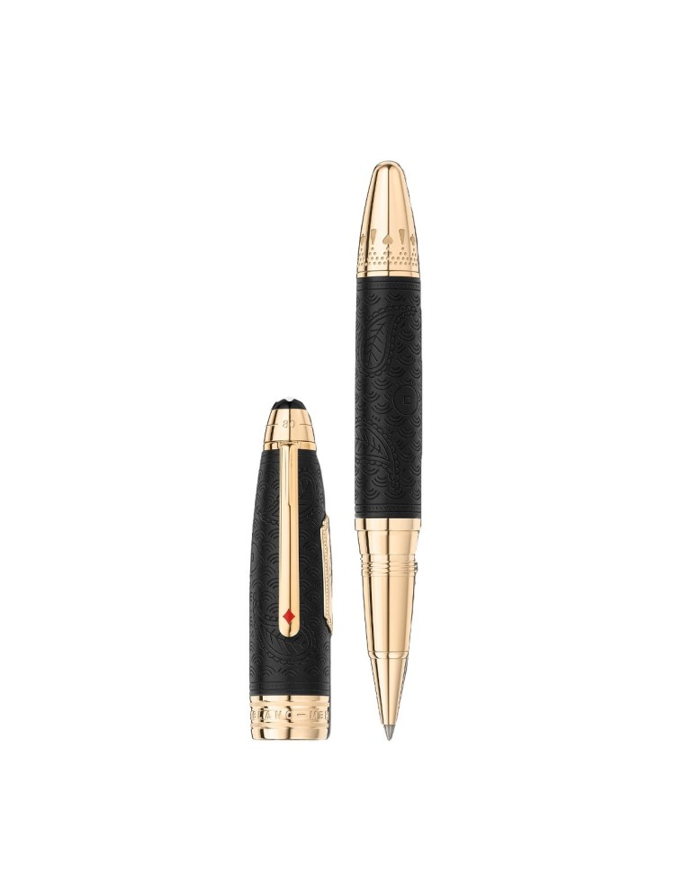 Montblanc Roller Solitaire LeGrand Meisterstück Autour du monde en 80 jours - Vente en ligne - Lazzaroni Stylos