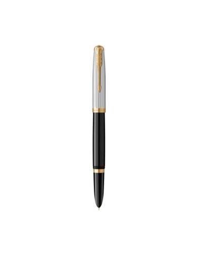 Parker 51 Pluma Estilográfica Premium Black GT - Venta Online - Lazzaroni Plumas