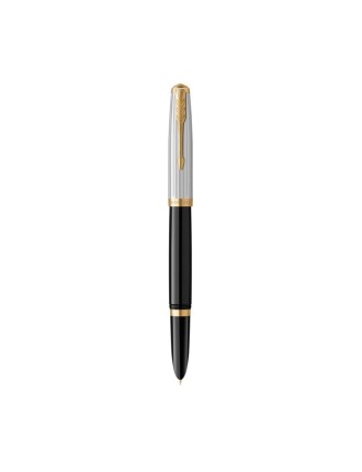 Parker 51 Pluma Estilográfica Premium Black GT - Venta Online - Lazzaroni Plumas