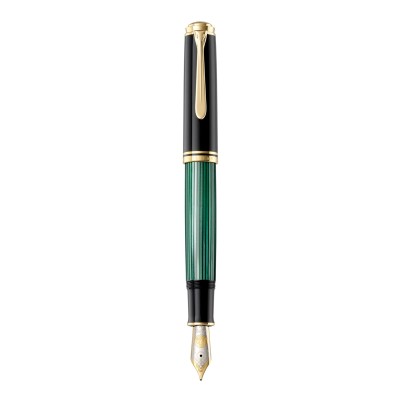 Pelikan Penna Stilografica Souverän M1000 verde/nera - Vendita Online - Lazzaroni Penne