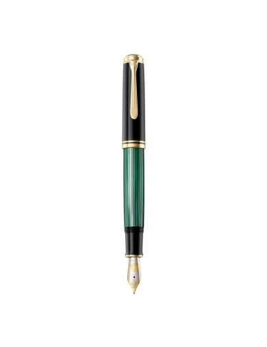 Pelikan Pluma Estilográfica Souverän M1000 verde/negra - Venta Online - Lazzaroni Plumas