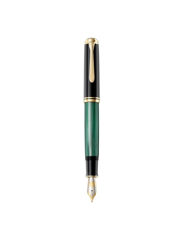 Pelikan Pluma Estilográfica Souverän M1000 verde/negra - Venta Online - Lazzaroni Plumas