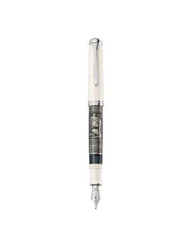 Pelikan Stylo Plume Toledo 910 Blanc - Vente en Ligne - Lazzaroni Stylos