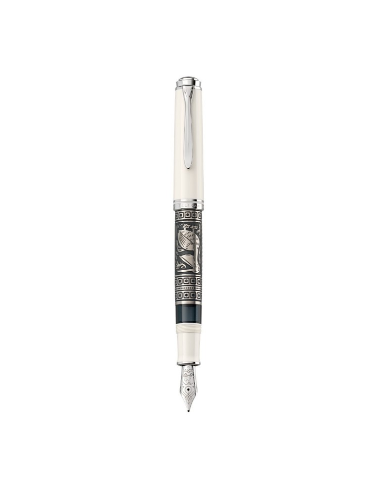 Pelikan Stylo Plume Toledo 910 Blanc - Vente en Ligne - Lazzaroni Stylos