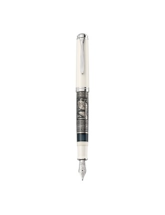 Pelikan Penna Stilografica Toledo 910 White - Vendita Online - Lazzaroni Penne