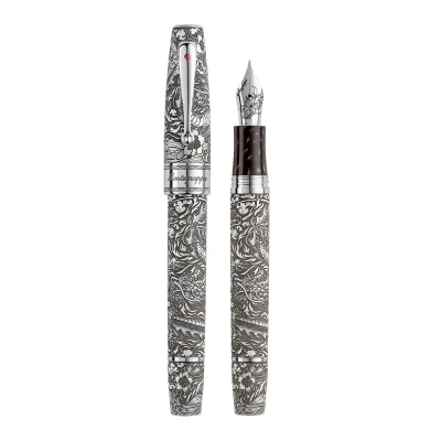 Montegrappa Year Of The Dragon Fountain Pen Silver - Online Selling - Lazzaroni Penne