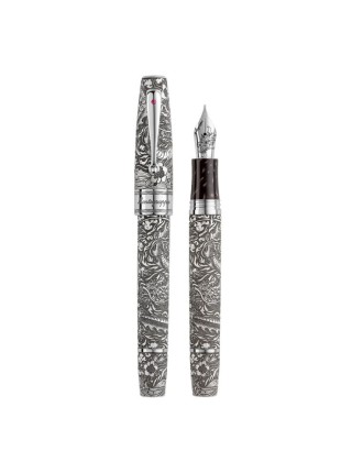 Montegrappa Year Of The Dragon Fountain Pen Silver - Online Selling - Lazzaroni Penne