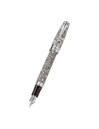 Montegrappa Year Of The Dragon Fountain Pen Silver - Online Selling - Lazzaroni Penne