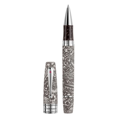 Montegrappa - Penna Roller in argento Year Of The Dragon