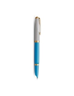 Parker Pluma Estilográfica 51 Premium Turquesa - Venta Online - Lazzaroni Plumas