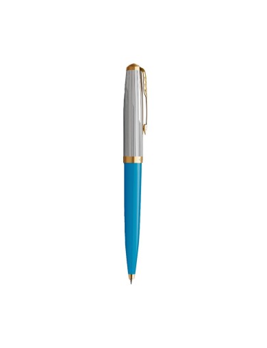 Parker Stylo à bille 51 Premium Turquoise - Vente en ligne - Lazzaroni Stylos