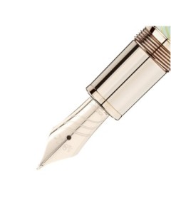 Montblanc Füllfederhalter Meisterstück Calligraphy Solitaire Celadon Dégradé mit gebogenem nib - Online Verkauf - Lazzaroni Stif