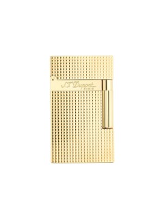 S.T. Dupont Ligne 2 Diamond Head Lighter Gold - Online Sale - Lazzaroni Pens