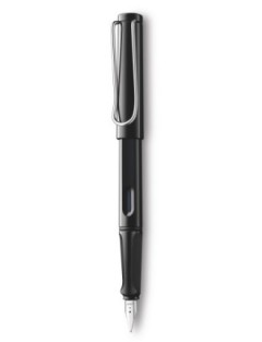 safari black fountain pen